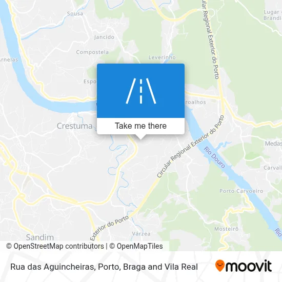 Rua das Aguincheiras map