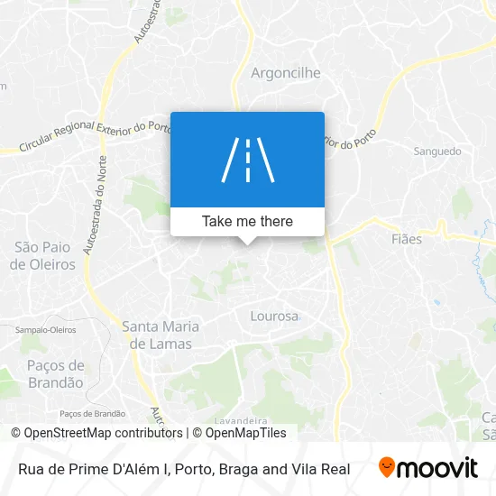 Rua de Prime D'Além I map