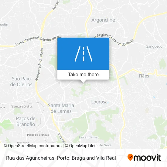 Rua das Aguncheiras map
