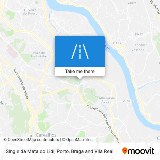 Single da Mata do Lidl mapa