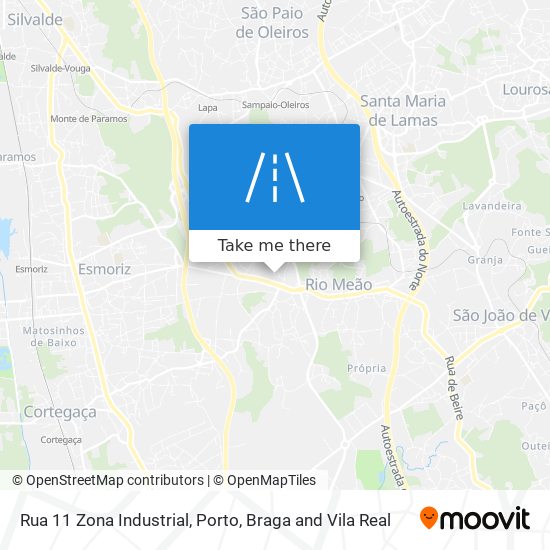 Rua 11 Zona Industrial map