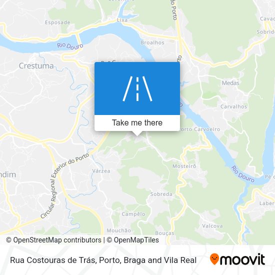 Rua Costouras de Trás map