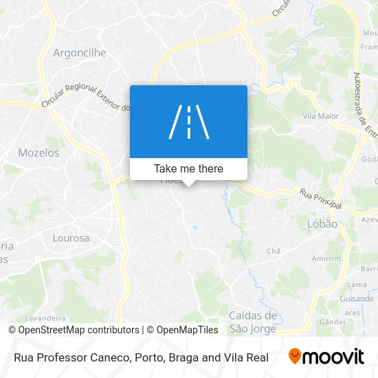 Rua Professor Caneco map