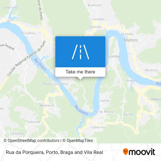 Rua da Porqueira map