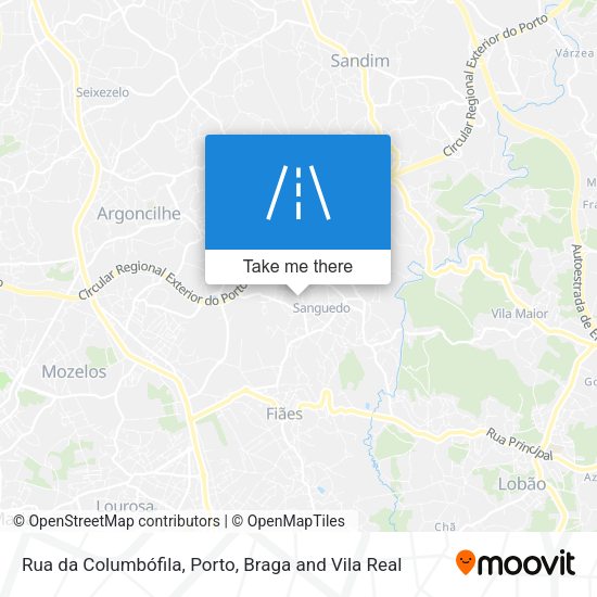 Rua da Columbófila map
