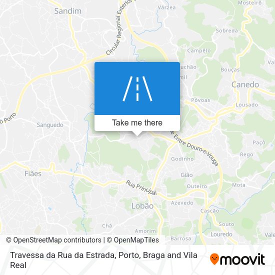 Travessa da Rua da Estrada map