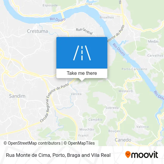 Rua Monte de Cima map