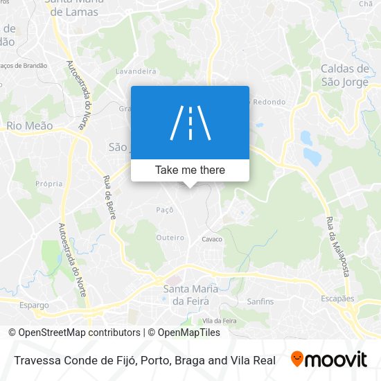 Travessa Conde de Fijó mapa