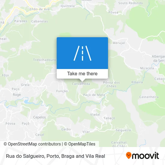 Rua do Salgueiro map