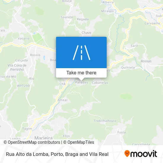 Rua Alto da Lomba map