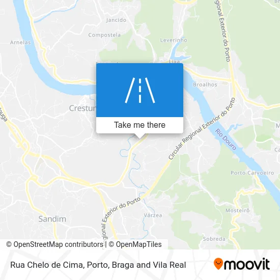 Rua Chelo de Cima map