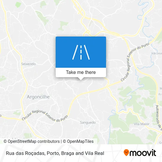 Rua das Roçadas map