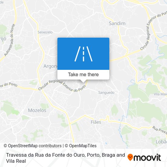 Travessa da Rua da Fonte do Ouro map