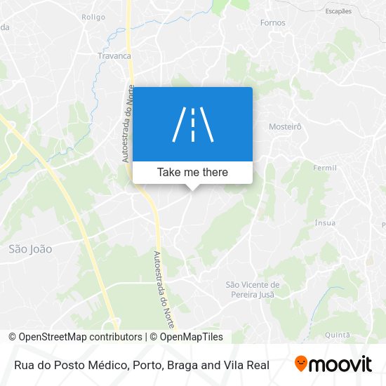 Rua do Posto Médico map