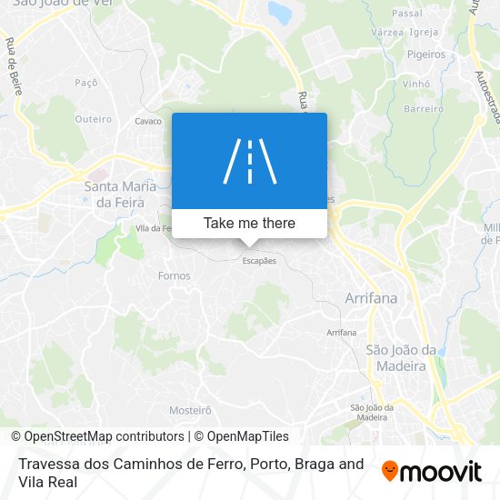 Travessa dos Caminhos de Ferro map