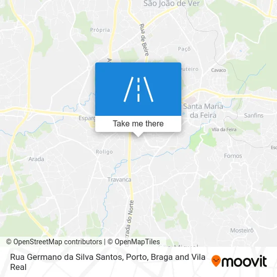 Rua Germano da Silva Santos map