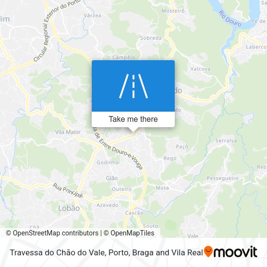 Travessa do Chão do Vale map