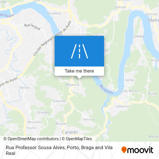Rua Professor Sousa Alves mapa