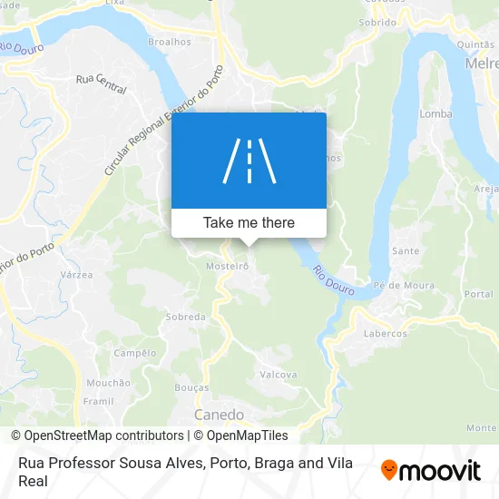 Rua Professor Sousa Alves map