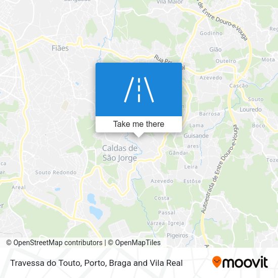 Travessa do Touto mapa