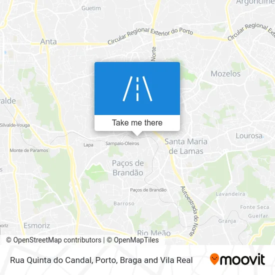 Rua Quinta do Candal map