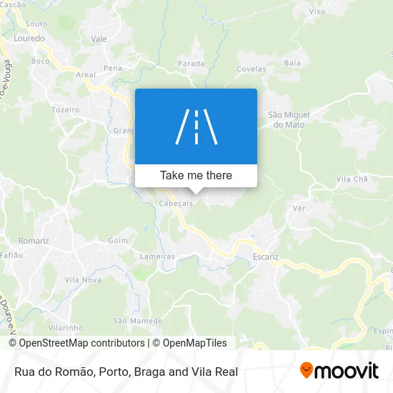 Rua do Romão map
