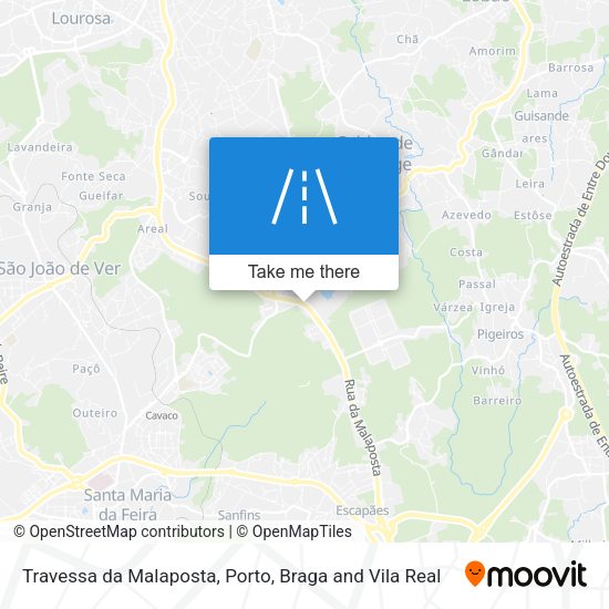 Travessa da Malaposta mapa