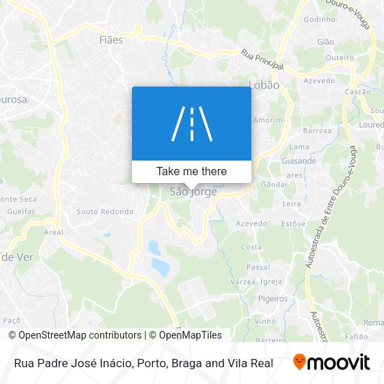 Rua Padre José Inácio mapa