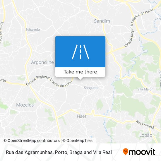 Rua das Agramunhas map