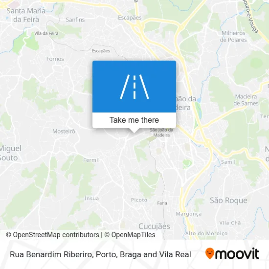 Rua Benardim Riberiro map