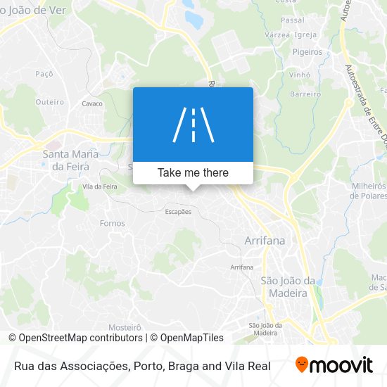 Rua das Associações map