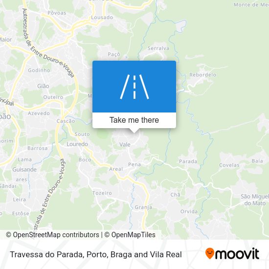 Travessa do Parada mapa