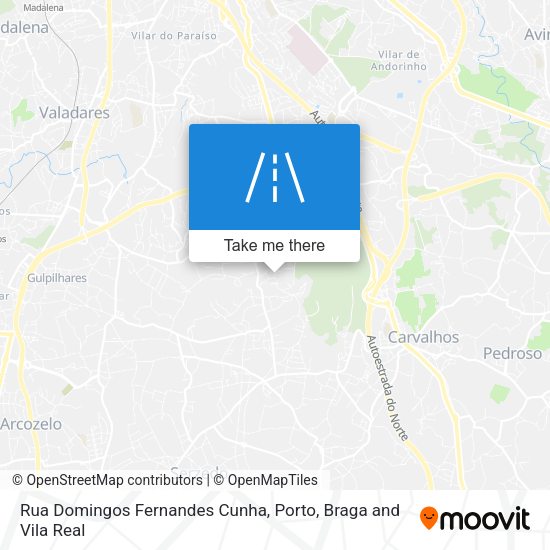 Rua Domingos Fernandes Cunha mapa