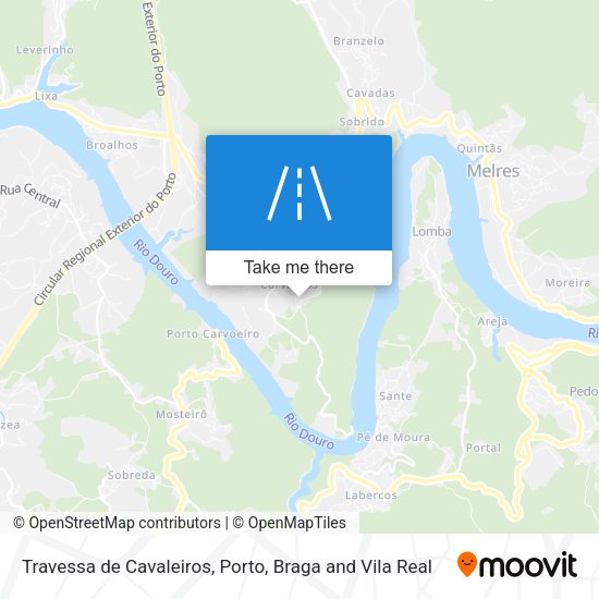 Travessa de Cavaleiros mapa