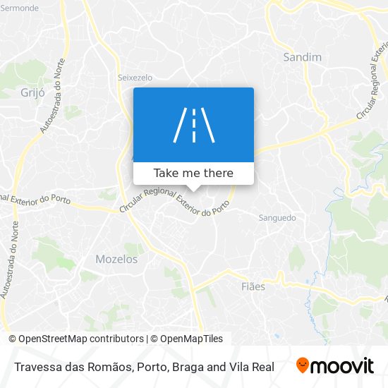 Travessa das Romãos map