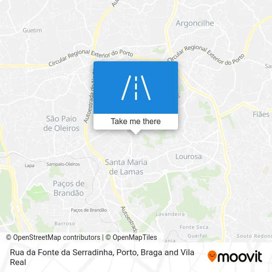 Rua da Fonte da Serradinha map