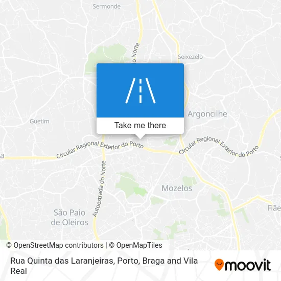 Rua Quinta das Laranjeiras map