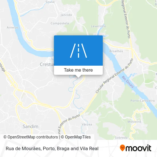 Rua de Mourães map