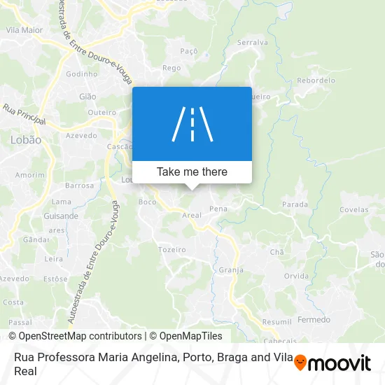 Rua Professora Maria Angelina map