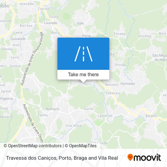 Travessa dos Caniços map