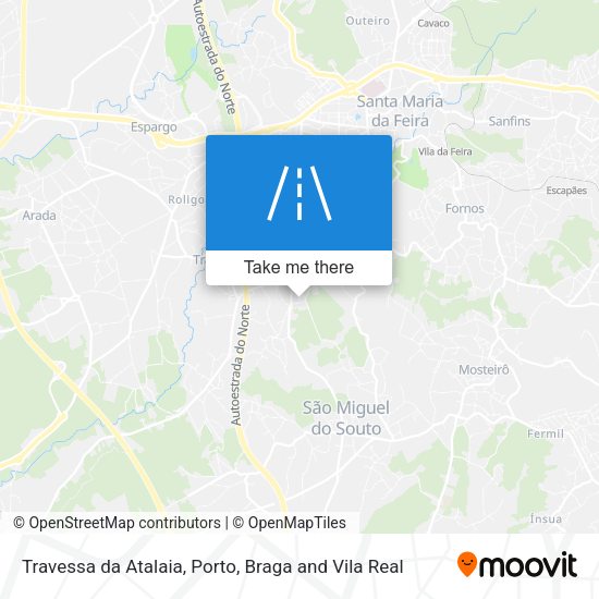 Travessa da Atalaia mapa