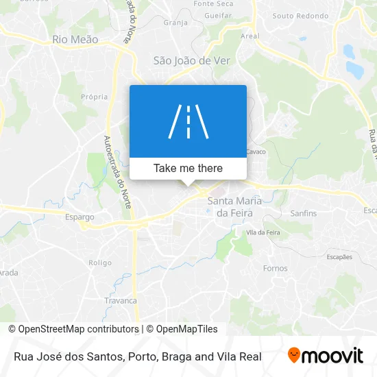 Rua José dos Santos map