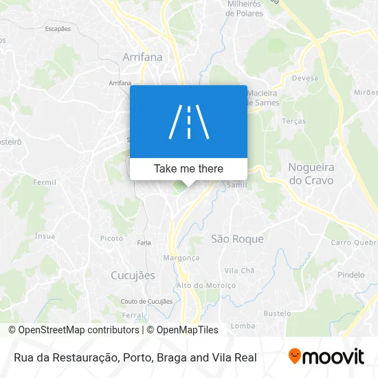 Rua da Restauração map