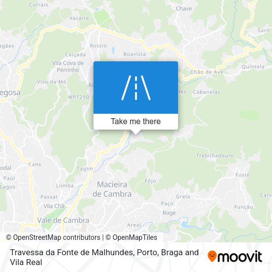 Travessa da Fonte de Malhundes map