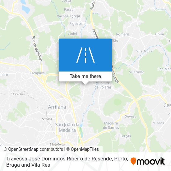 Travessa José Domingos Ribeiro de Resende map