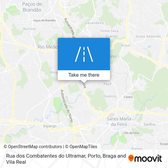 Rua dos Combatentes do Ultramar map