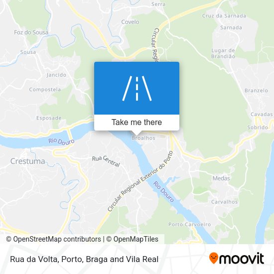 Rua da Volta map