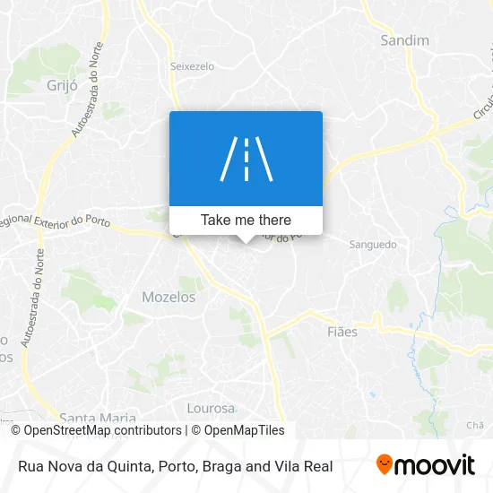Rua Nova da Quinta map