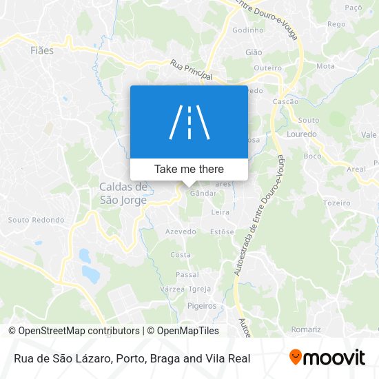 Rua de São Lázaro map