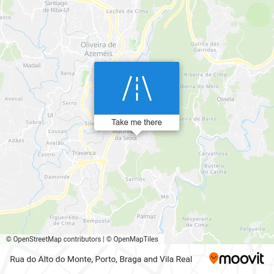 Rua do Alto do Monte map